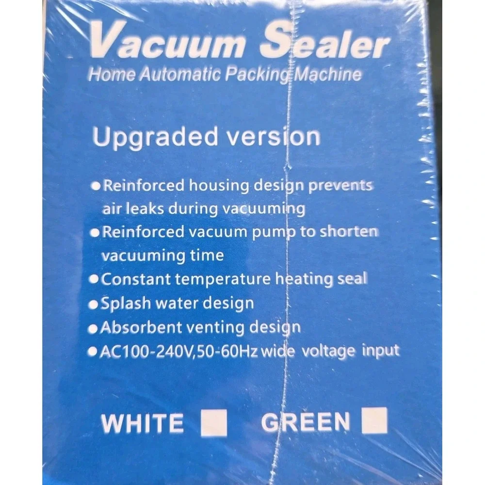 Automatic Vacuum Sealer White MK-801 Electric 90W Home Packing Machine New